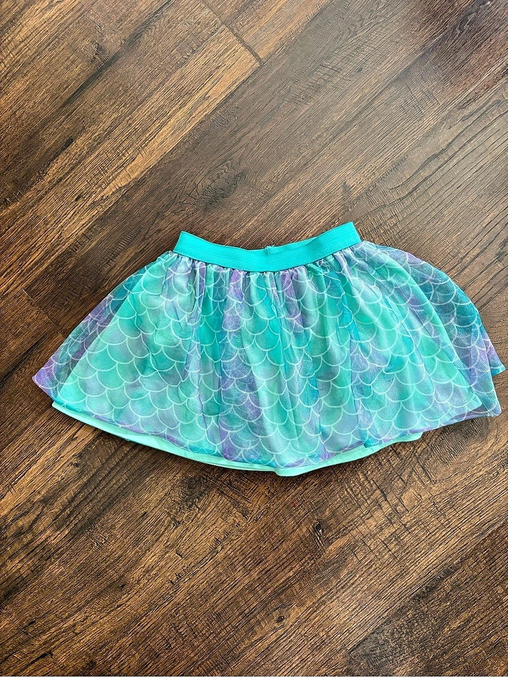 Disney Princess Mermaid Print Skirt Girls 3T